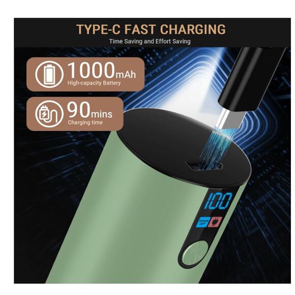 Electric Salt&Pepper Grinder Set Rechargeable LED Adjustable Coarseness, 120ml - Picture 5 of 7